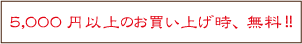 5,000�߰ʾ�Τ��㤤�夲����̵������